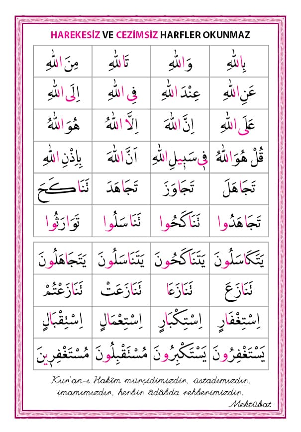 Med ders tablosu 1